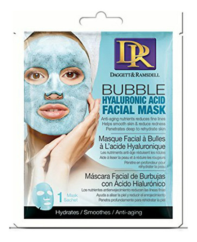 Daggett & Ramsdell Facial Sheet Bubble Mask, Hyaluronic Acid