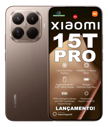 Xiaomi 15t Pro 512gb 12+12gb Ram 6,83' 5g Nfc Global Lacrado