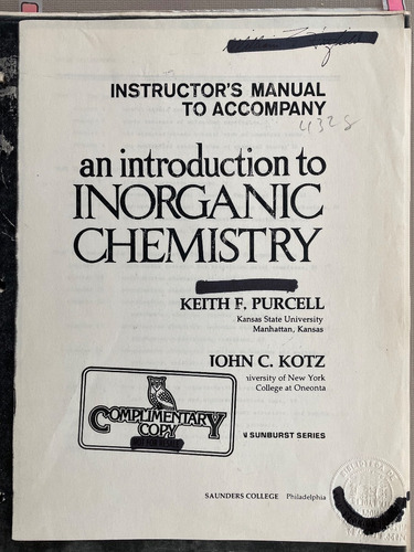 Libro Manual Instructor Acompaña Libro De Texto De Purcell