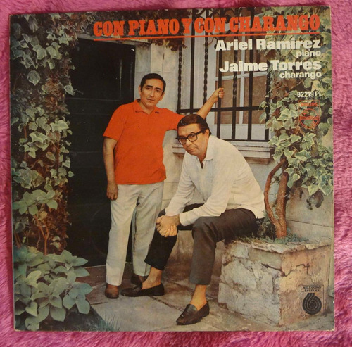 Ariel Ramirez Y Jaime Torres Con Piano Y Charango Vinilo Lp