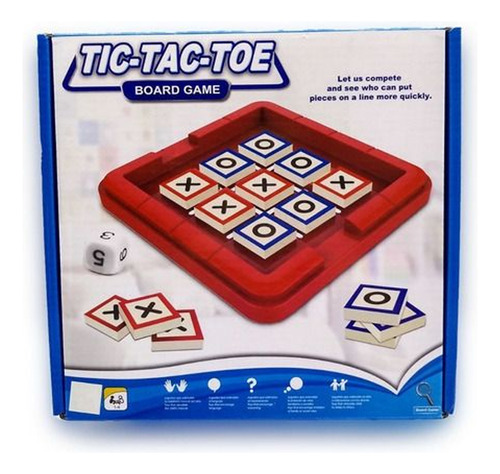 Juego De Mesa Tic-tac-toe Ta Te Ti Con Tablero Ck 0389