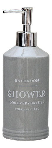 Dispenser De Baño Jabón Líquido Shower Gris