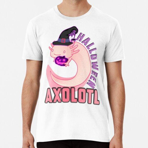 Remera Disfraz De Axolotl Para Halloween Algodon Premium