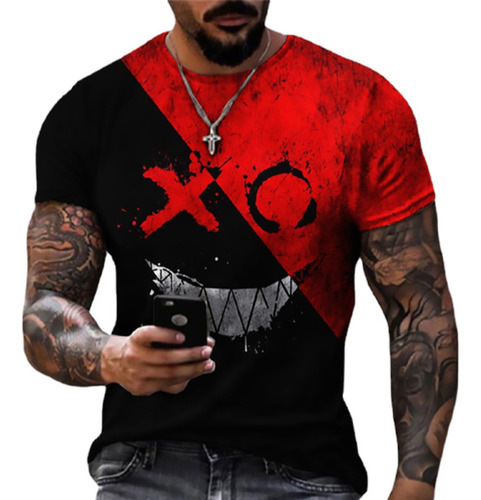 Camiseta De Manga Corta Playeras Con Víspera Para Halloween