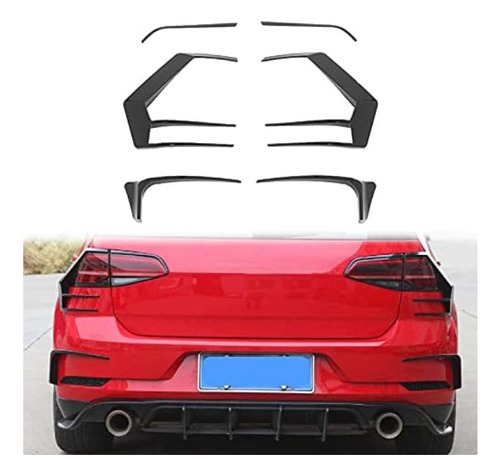 Embellecedor De Facia Trasera Golf Mk7 Negro Kit