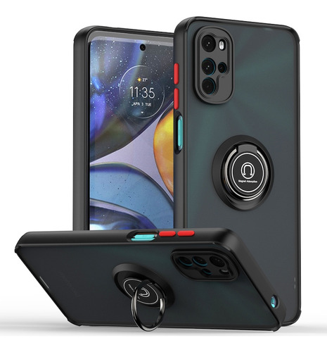 Case Funda Hardness Ring Para Motorola G22 4g / Antishock