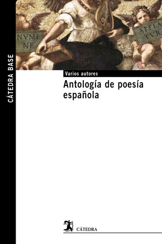 Libro Antologia De Poesia Espaã¿ola