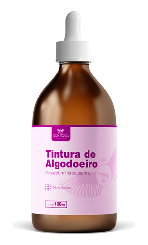 Tintura De Algodoeiro, 100ml Sabor Característico