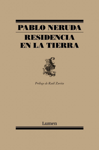 Libro Residencia En La Tierra - Pablo Neruda