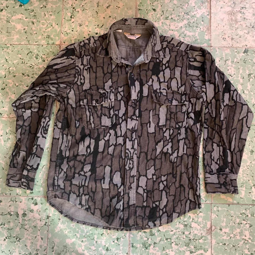 Camisa Cabelas Tactica Camo Vintage 1979 Hombre Talla L