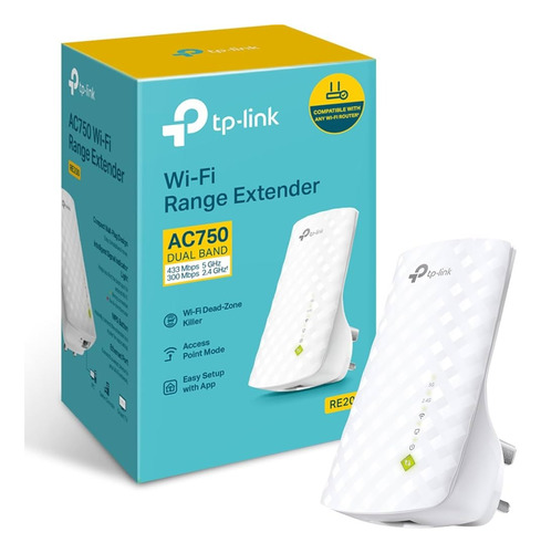 Extensor Wifi Repetidor De Señal Tp Link Re200 Ac750 Remate