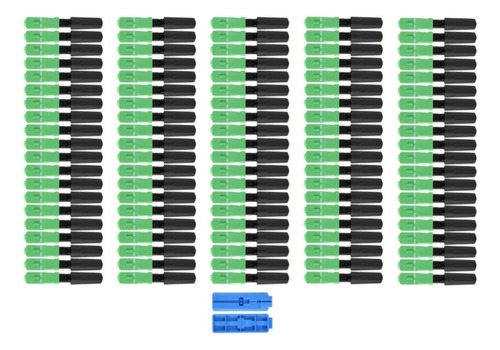 100 Conectores Rápidos De Fibra Óptica Integrados Sc/apc