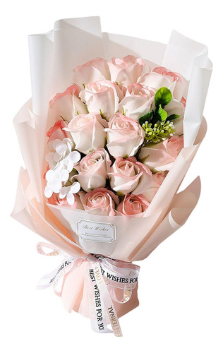 Decoración De Pétalos De Flores De Jabón De Rosa Rosa