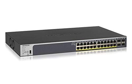 Netgear 24 Port Gigabit Poe+ Ethernet Smart Managed Pro