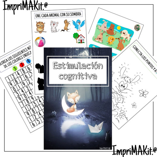 Imagen 1 de 2 de Imprimible Pdf Estimulación Cognitiva Para Niños
