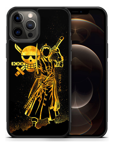 One Piece Golden Zoro Roronoa Funda Celular Tpu Anime Manga