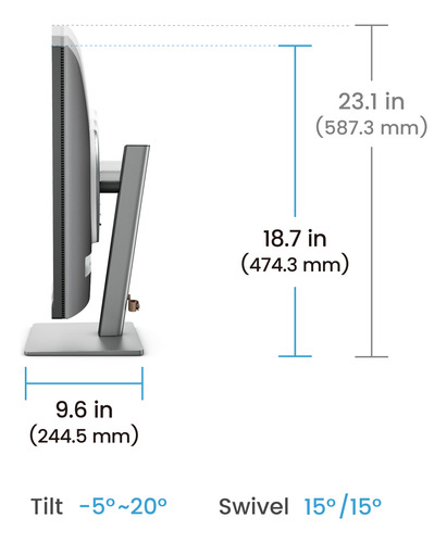 Monitor Rd280u 28 ,especial Para Programación 4k + Mouse Pad Gris Oscuro