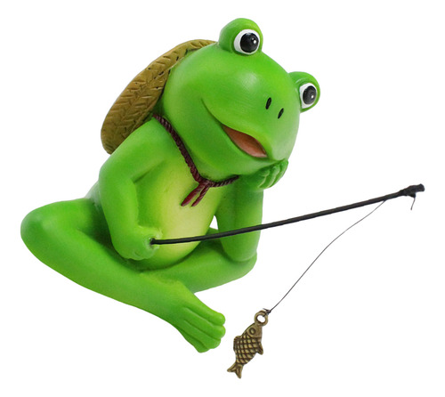 Estatua De Rana Pescadora, Figura De Rana Para Jardín, Estan
