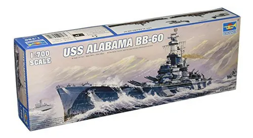 Maqueta Trumpeter 1-700 Uss Alabama Bb60 - Acorazado