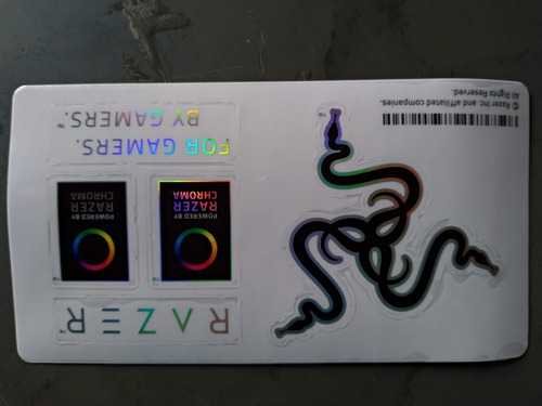 Adesivo Razer Chroma Modelo Novo