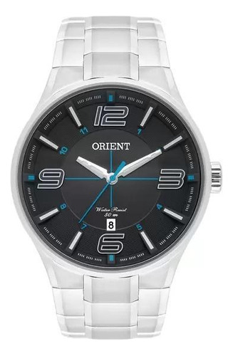 Relógio Masculino Orient Mbss1307 G2sx 5atm Analógico Prata