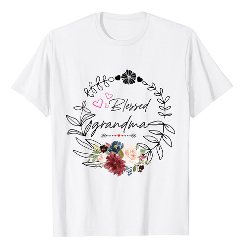 Blessed Grandma Floral Est 2022 Divertida Camiseta Floral Pa