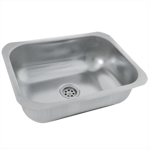 Pileta Bacha Cocina Simple Acero Inox 27 X 37 X 14 Dh27