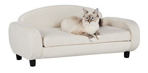 Paws Y Purrs Pet  Sofa Cama Tapizado Con Harina De Avena