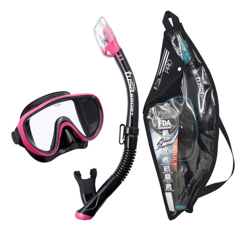 Tusa Sport Combo De Mscara Serena Y Esnrquel Para Adultos, N