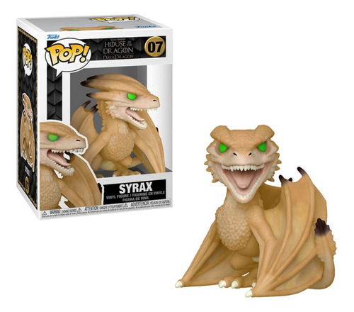Syrax Funko Pop 07 House Of The Dragon Game Of Thrones 