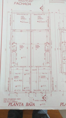 A Estrenar Casa Tipo Duplex, Con Cochera Y Fondo Libre.