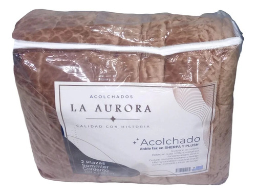 Acolchados Aurora De 1ra.calidad 2plazas Sommier  Doble Faz