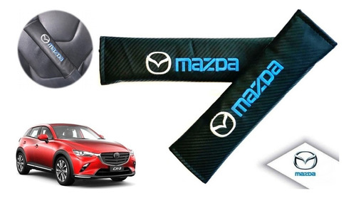 Par Almohadillas Cubre Cinturon Mazda Cx-3 2.0l 2021