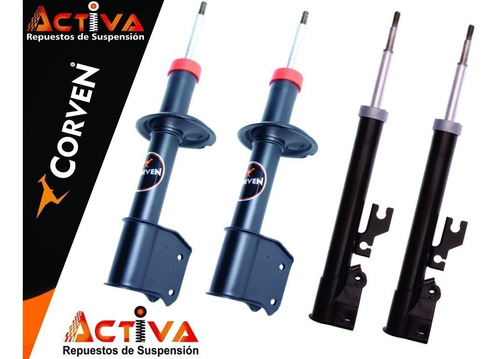 Kit X 4 Amortiguadores Fiat Uno Fire Corven
