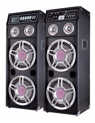 Parlantes Proline Pr-65pp Bluetooth 26000w Usb Sd Karaoke Fm