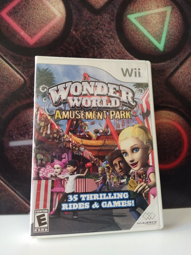 Wonder World Amusement Park Nintendo Wii Original