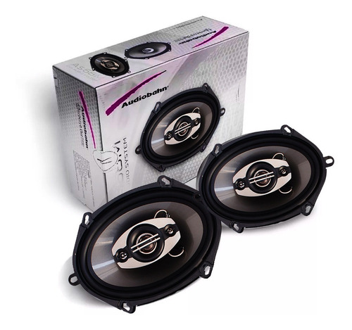 Par De Bocinas 6x8 Audiobahn 1100w Tweeter Integrado Maximo