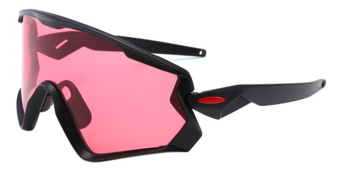 Óculos Ciclismo Esportivo Masculino Feminino Proteção Uv 400 Cor da lente Rosa/Transparente