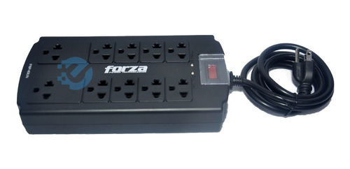 Protector De Picos 10 Tomas 110 V Y 220 V Forza 3000va 1800w