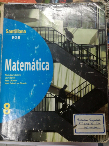 Matemática 8 Santillana