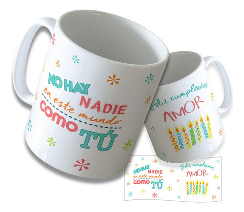 Taza Regalo Especial Fiesta Feliz Cumpleaños Amor