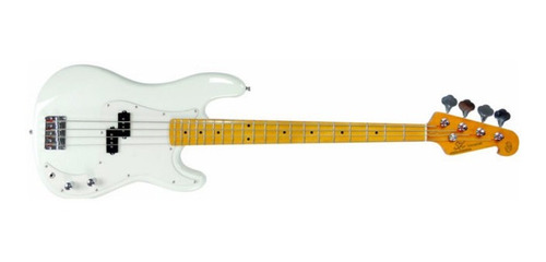 Baixo Sx Precision Bass Spb57+ White 4c C/ Bag Bb400