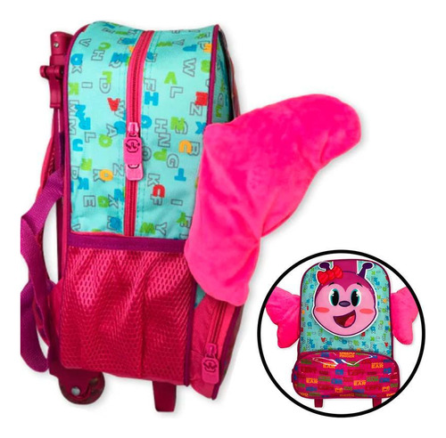 Mochila Infantil Escolar Borboleta Viagem Jardim Infância