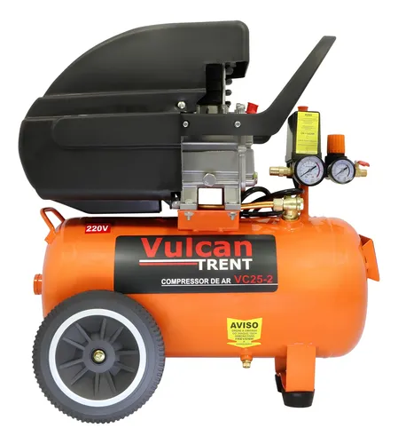 comprar Compressor De Ar 24 Litros 8 Pés 2,5cv 220v Vulcan Vc25-2