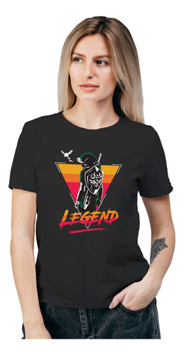 Polera Mujer Zelda Legend Sunset Gamer Algodón Wiwi