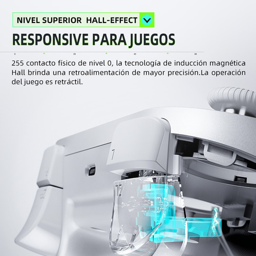 Control Joystick Inalámbrico Thunderobot G45 Pro Blanco Para Nintendo Switch Controles Bluetooth Android Gamepad De Pc Gamer Blanco