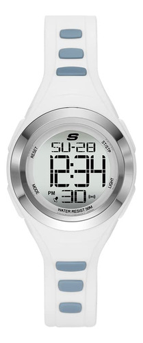 Reloj Skechers Youngs Sr1130 Digital Plateado Para Hombre