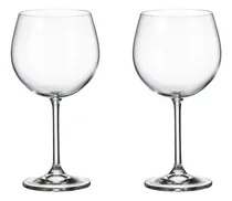 Comprar 2 unidades de copas de Gin Bohemia Crystal Titanium Crystalite de 570 ml, color transparente