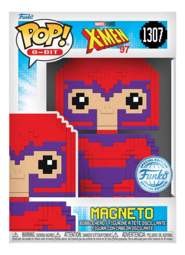 Funko Pop 8 Bit Marvel X Men 97 - Magneto Exclusivo