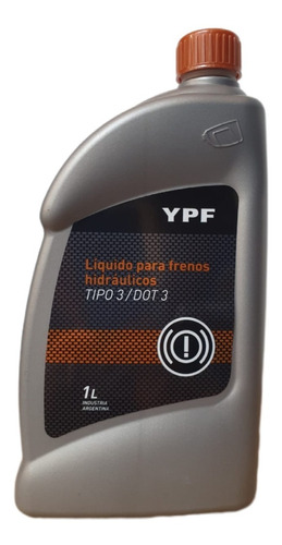 Ypf  Liquido Para Frenos Dot 3 X 1 Lt ( Caja X 12 Unidades)